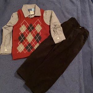 3 piece boys ensemble size 4T